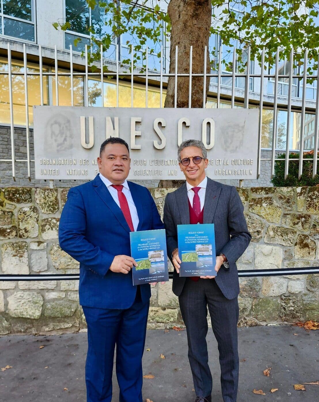 Joint Press Release: Tuvalu submits unprecedented application for UNESCO World Heritage recognition during historic visit to UNESCO in Paris